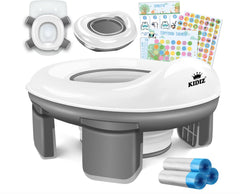 KIDIZ® Toiletbril voor kinderen - Kindertoiletbril - WC verkleiner - Antraciet