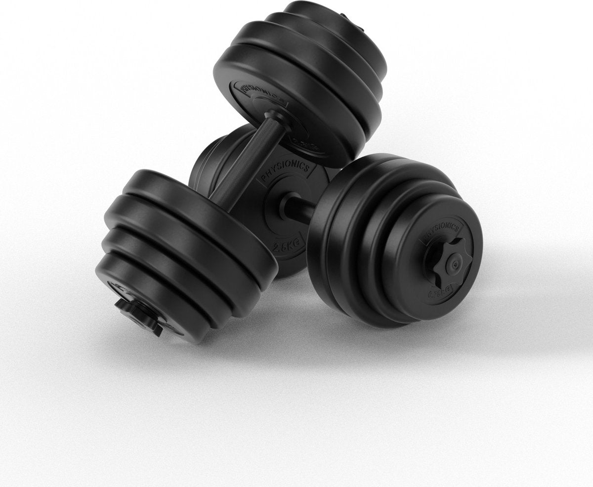 Halterschijven - Halterset- 25 mm - Gietijzer - 30 kg - Physionics®