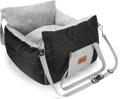 Nobleza 2AX - Luxe Hondenmand auto - Autostoel Hond - Hondenstoel auto - Automand hond - 58 x 56 x 33 cm - Zwart