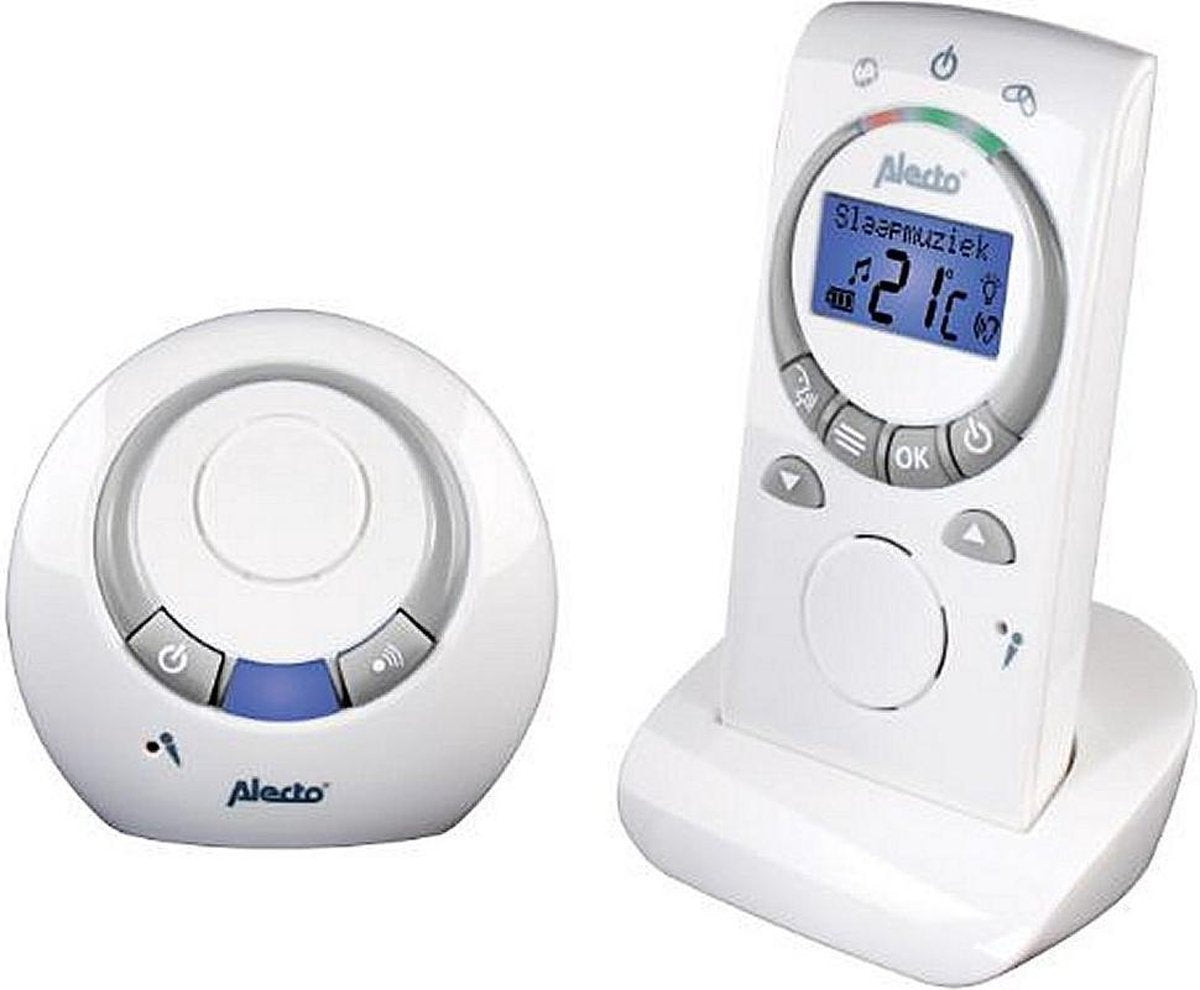 Alecto DBX-12 Babyfoon - Wit •