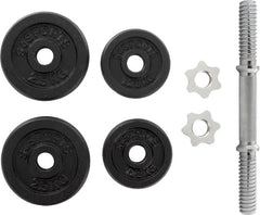 ScSPORTS® Halterset 10 kg - Dumbbells incl. handige koffer - Gietijzer - 30 mm - Gewichten •