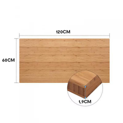FLEXISPOT Bamboe hout bureaublad (120x60 cm)
