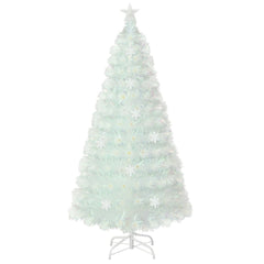 Kerstboom met verlichting - Kunstkerstboom - 150 cm - Met standaard - COSTWAY