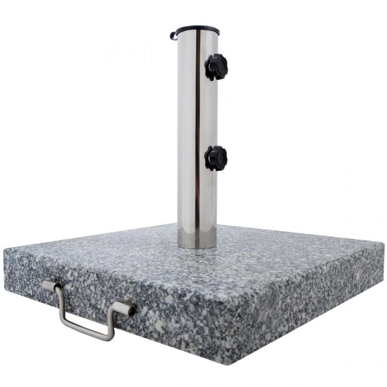 Parasolvoet - Parasolstandaard - Graniet - 30 kg - Grijs - Anaterra