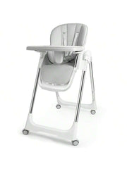 Kinderstoel - Eetstoel baby - Peuterstoel - Grijs - YUENFONG