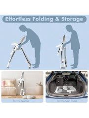 Kinderstoel - Eetstoel baby - Peuterstoel - Grijs - YUENFONG