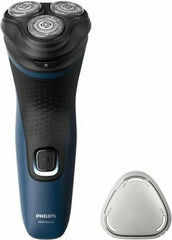 Philips SHAVER 1000 Serie S1134/00 Elektrisch droogscheerapparaat, roterend scheerapparaat, blauw, PowerCut-messysteem, knoppen, elke 2 jaar vervangen door SH30, 2 jaar garantie