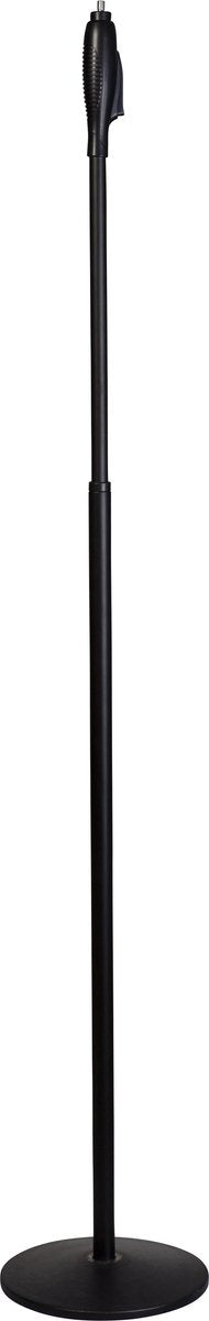 Stabiele microfoonstandaard - inclusief microfoonklem - Zwart - Alecto - MS-300