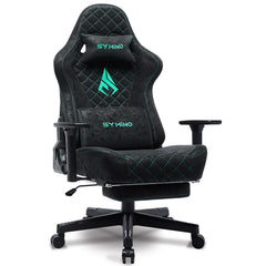Ergonomische Bureaustoel -  Office Chair - Gamestoel - Volwassenen - Zwart/Groen - SYMINO