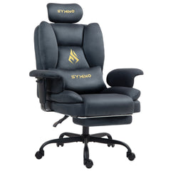Ergonomische Bureaustoel -  Office Chair - Gamestoel - Volwassenen - Grijs - SYMINO