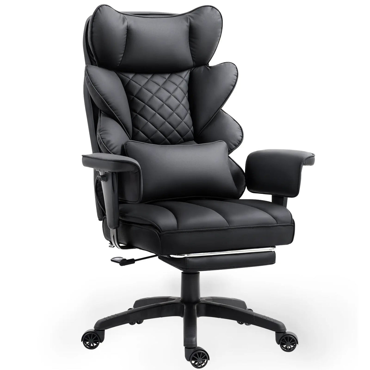 Ergonomische Bureaustoel -  Office Chair - Gamestoel - Volwassenen - Zwart - DOWINX