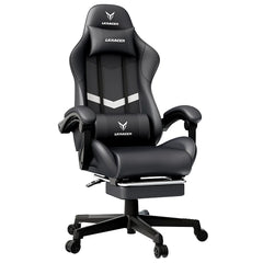 Ergonomische Bureaustoel -  Office Chair - Gamestoel - Volwassenen - Zwart - Luckracer - LRF300