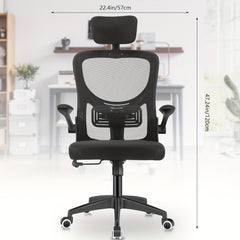 Ergonomische Bureaustoel -  Office Chair - Gamestoel - Volwassenen - Zwart - Ernsthaag •