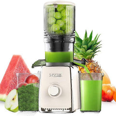 Slowjuicer - Sapcentrifuge - Groenten en fruit - Wit - SPZTJK
