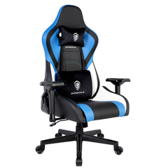 Ergonomische Bureaustoel -  Office Chair - Gamestoel - Volwassenen - Zwart/Blauw - Dowinx