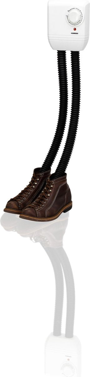 Melissa Schoenendroger - 2 Slangen - 250W - Snel en gemakkelijk je schoenen en laarzen droog - Ook geschikt voor Wintersport en Duikpakken - 16540009 - Wit •