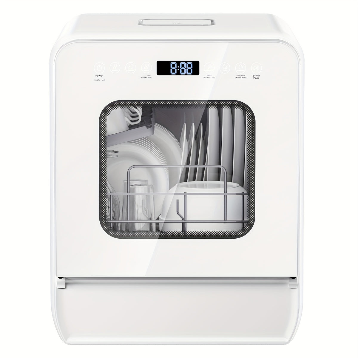 Mini Vaatwasser - Afwasmachine - 37x50 cm - Wit - Airmsen