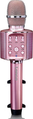 Lenco Karaoke Microfoon – Bluetooth – Speaker en Lichteffecten – BMC-090PK - Roze •