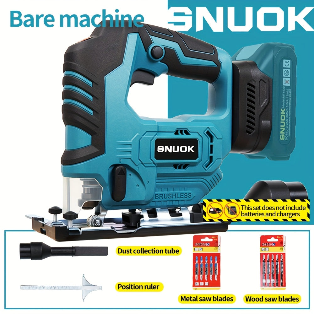 Decoupeerzaag - Met 1 Accu's - 3000Mah - Blauw - SNOK •