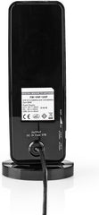 Nedis Binnenantenne - Actief - FM / UHF / VHF - Ontvangstbereik: 0-15 km - LTE700 - Versterking: 28 dB - ABS - Zwart