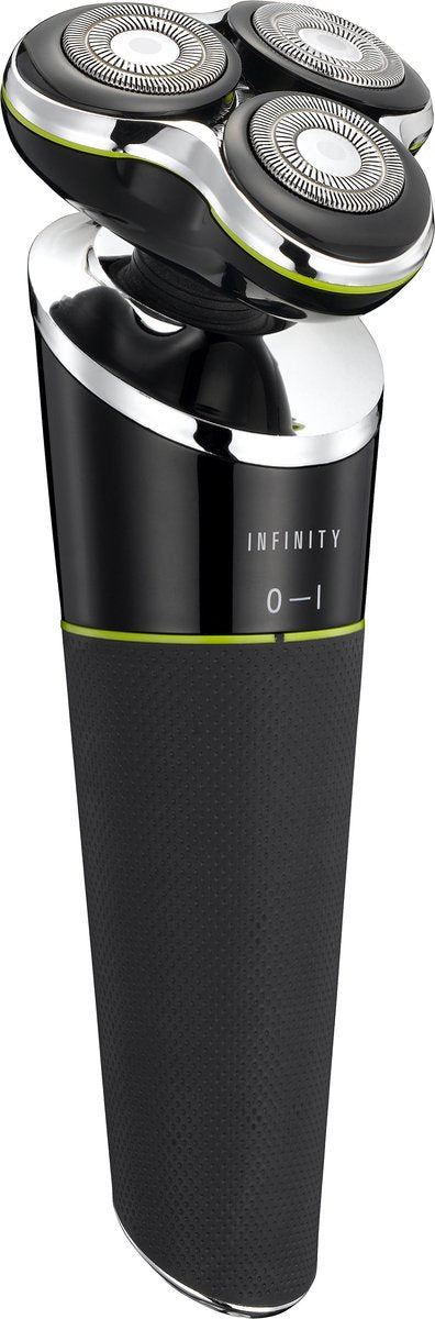 Melissa Scheerapparaat voor mannen - Oplaadbaar 5W - Nat en Droog scheren - Inclusief Oplaadhouder - 16680051 - Zwart •