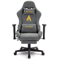 Ergonomische Bureaustoel -  Office Chair - Gamestoel - Volwassenen - Grijs - SYMINO