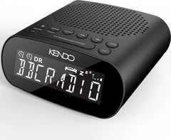 Wekkerradio met DAB - Digitale wekker - Alarmklok - Zwart - KENDO •