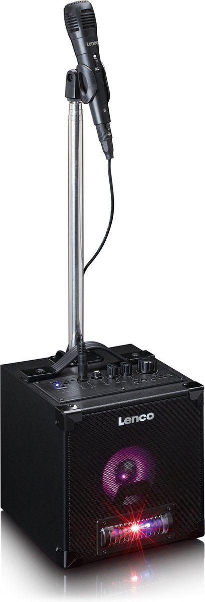 LENCO BTC-070BK - Bluetooth® 5.0 Luidspreker met LED verlichting •