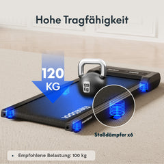 Loopband - Walking pad - Wandelband - 1-6km/u - Zwart - FLEXISPOT