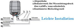 Eldom Elektrische Boiler 7 Liter 1,5 Kw Verticaal Aan De Muur