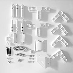 Insectenhor - Hor voor deur - Horrengaas - Vliegengordijn - 120x240 cm - Wit - Aufun