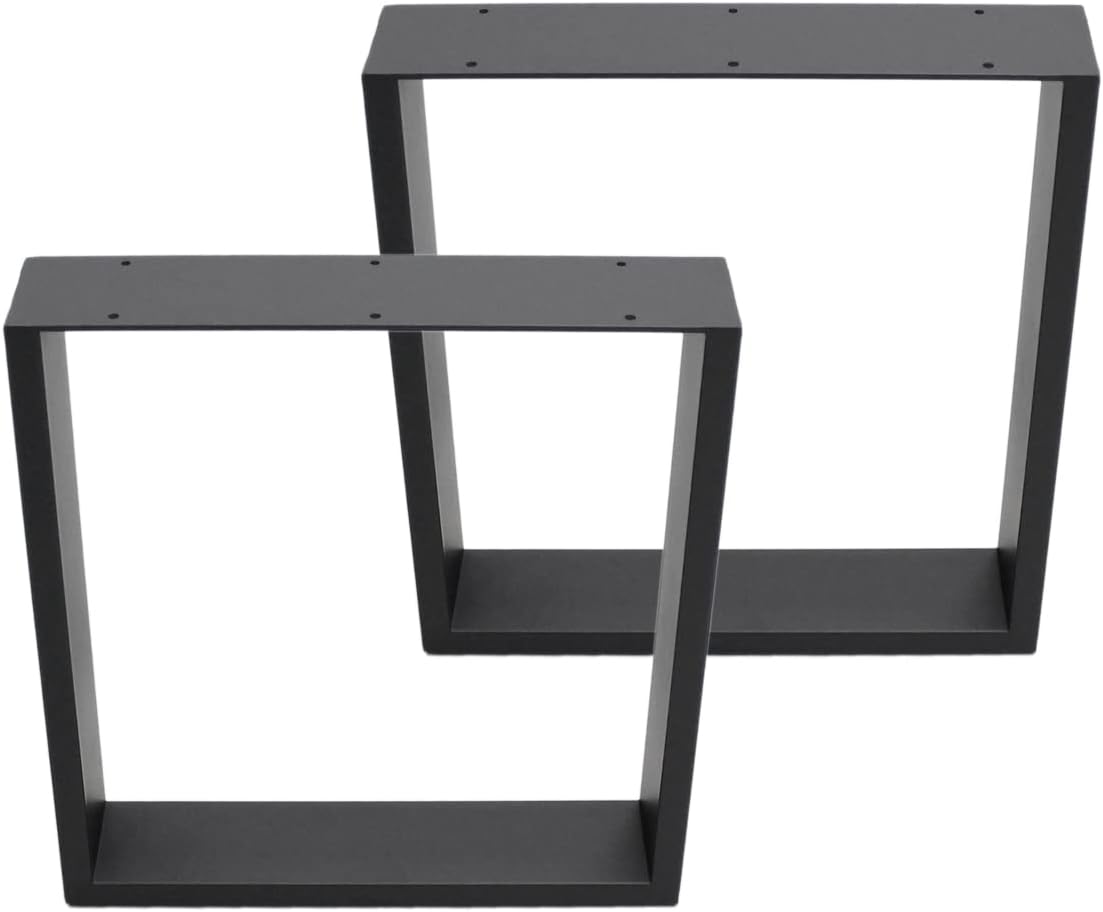 Tafelpoten salontafel - Metaal - 40x43 cm - Donkergrijs - ECD Germany