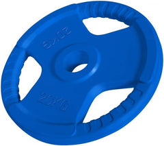 Halterschijf - Halter gewicht - 50 mm - 20 kg - Gietijzer - Gorilla Sports®