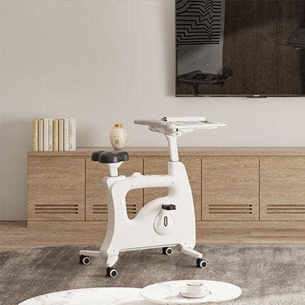 FLEXISPOT V9 Home Office Oefening Bureau Bike Rechtop Stationaire Fitness Oefening Fietsen Fiets Hoogte Verstelbare Staande Deskbike - Deskcise Pro