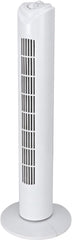 Aigostar torenventilator, stil, 81 cm, 3 snelheidsstanden, 70° oscillatie, 2-uurs timer, wit, krachtige torenventilator, 45 W, energiezuinig voor woonkamer, kantoor, slaapkamer – Wit