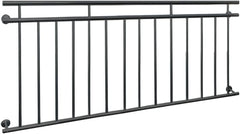 Franse balkonreling - Balustrade - 90x184 cm - Antraciet - ECD Germany