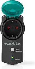 Nedis RF-stekker - Mesh / RF, frequentie 433 MHz - IP44 - 3680 W - Randaarde stekker / Type F (CEE 7/7) - -20 - 50 °C - Groen / Zwart
