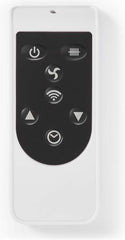 Nedis SmartLife Elektrische Convectorkachel - 2000 W - 3 Warmtestanden - Afstandsbediening - Regelbare Thermostaat - Verwarming - Wit