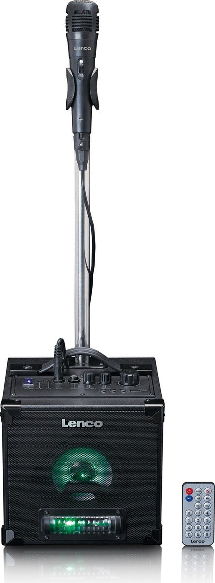 LENCO BTC-070BK - Bluetooth® 5.0 Luidspreker met LED verlichting •