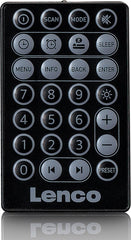 Radio op batterijen - Draagbare DAB Radio - Noodradio - PDR-051BKSI - Zwart - Lenco