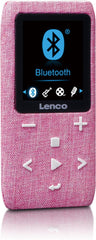 MP3 Speler met Bluetooth - Inc. 8GB SD - Roze - Lenco XEMIO-861PK •