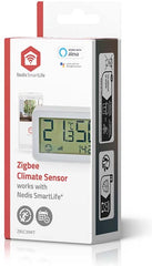Nedis SmartLife Klimaatsensor - Zigbee 3.0 - Batterij Gevoed - Android / IOS - Wit
