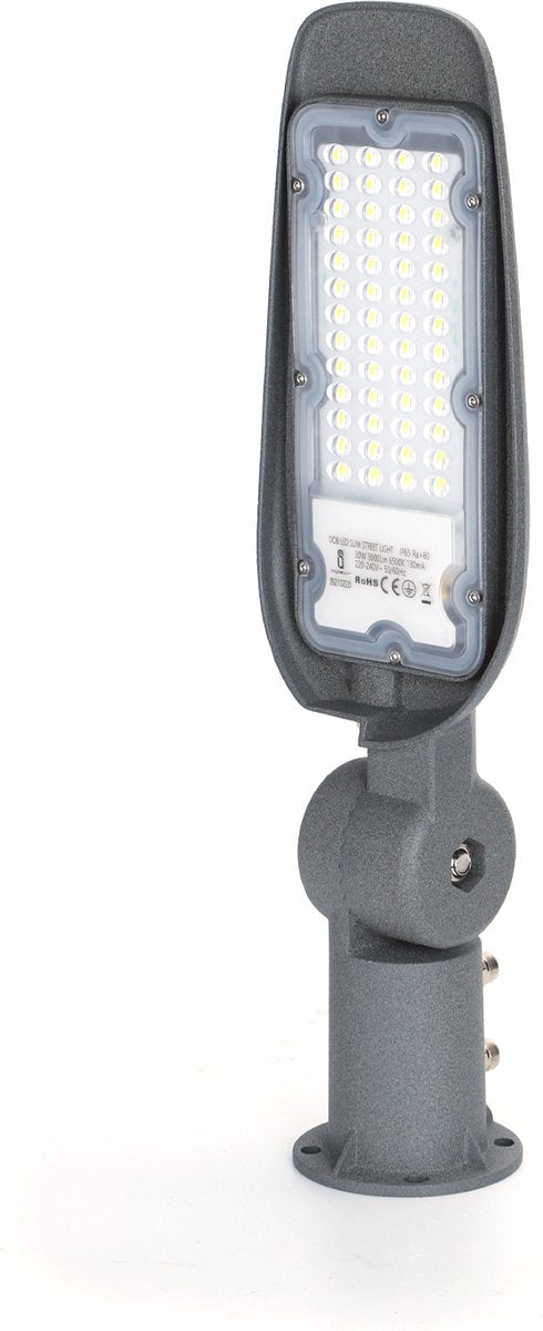 Aigostar - LED Straatlamp IP65 - 30W 2550 Lumen - 6500K daglicht wit