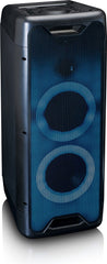 Lenco PA-200BK - Bluetooth Party Speaker Draadloos - LED Licht - Zwart •