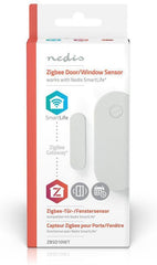 Nedis SmartLife Slimme Deur/Raam Sensor - Zigbee 3.0 - Batterij Gevoed - Android / IOS - Wit