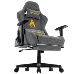 Ergonomische Bureaustoel -  Office Chair - Gamestoel - Volwassenen - Grijs - SYMINO
