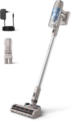 Philips Steelstofzuiger Draadloos XC2011/01 - Zuigmond met LED verlichting - Zonder Zak - Incl Handstofzuigerfunctie - Alle Vloertypen - Lichtgewicht