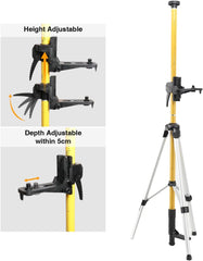 Statief laser - Kruislijnlaser statief - Zilver - ECUTEE