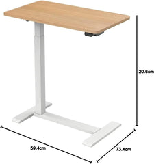 Laptoptafel - Bijzettafel - Verstelbaar - Wit/Bruin - E26 - FLEXISPOT