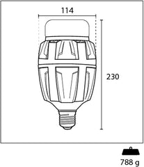 CENTURY MX/1504065 - Maxima 400 - LAMPADA HIPOWER - 150W - E40 •
